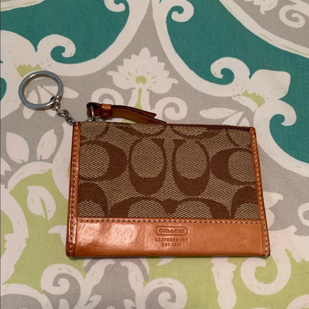 Coach Keychain Card Holder